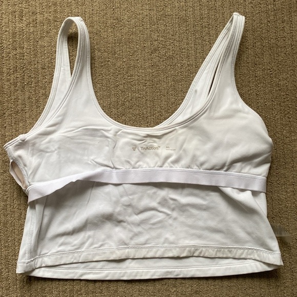 TnAction TnaButter Mini Sports Tank, White, 2XL - Picture 7 of 8